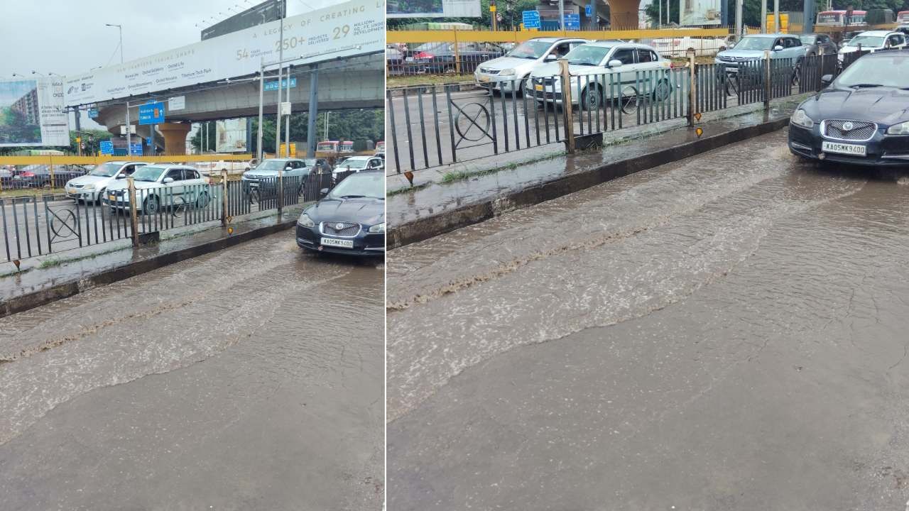 ಇನ್ನು ಹೆಬ್ಬಾಳ ಪೊಲೀಸ್ ಠಾಣೆ ಬಳಿ ಕೂಡ ಮಳೆ ನೀರು ನಿಂತಿರುವುದರಿಂದ ವಿಮಾನ ನಿಲ್ದಾಣ ರಸ್ತೆಯ ಕಡೆಗೆ ನಿಧಾನಗತಿಯ ಸಂಚಾರವಿರುತ್ತದೆ.
