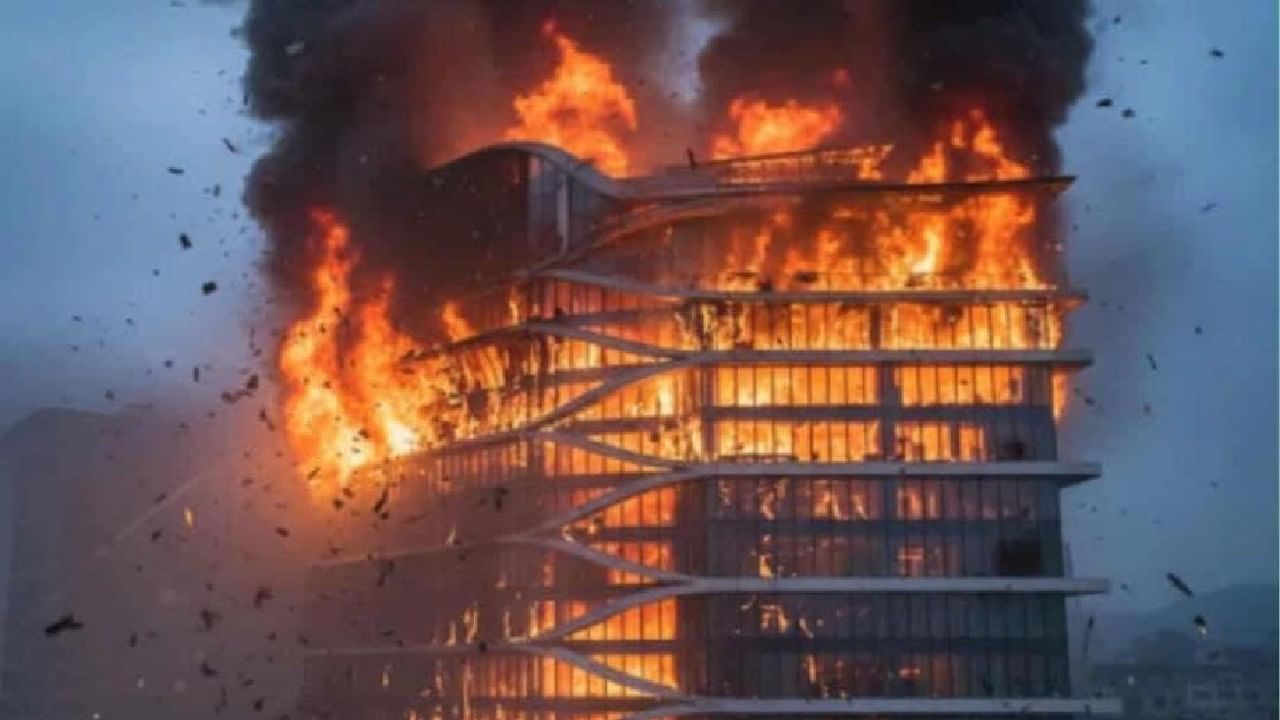 ಪ್ರತಿಭಟನಾಕಾರರ ಕಿಚ್ಚಿಗೆ ಸುಟ್ಟು ಕರಕಲಾದ ನೇಪಾಳದ ಅತಿ ಎತ್ತರದ ಹೋಟೆಲ್