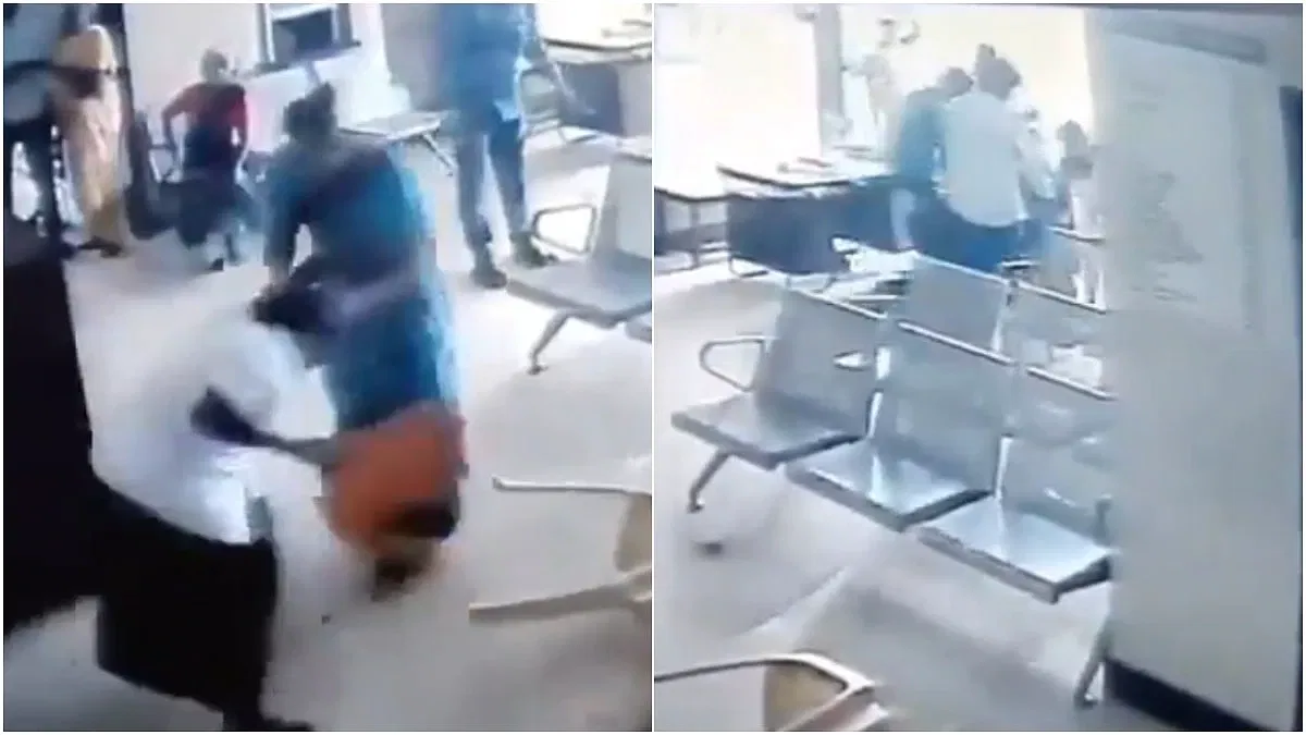 Video: ದಸರಾ ದೇಣಿಗೆಗೆಂದು ಆಸ್ಪತ್ರೆಗೆ ಬಂದು ನರ್ಸ್​ ಮೇಲೆ ಹಲ್ಲೆ ನಡೆಸಿ, ದರ ದರನೆ ಎಳೆದೊಯ್ದ ತೃತೀಯಲಿಂಗಗಳು