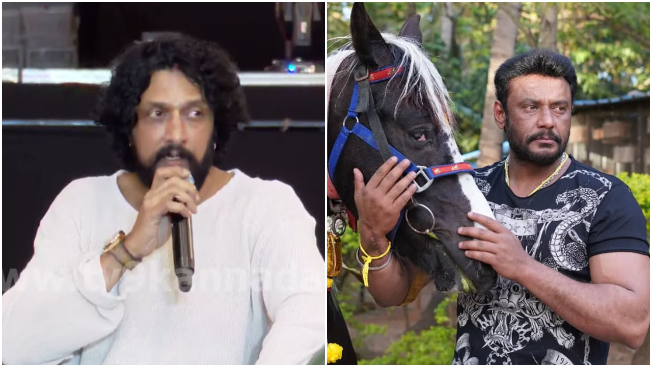ದರ್ಶನ್ ತೋಟದಲ್ಲಿ ಬಲವಂತವಾಗಿ ನನ್ನನ್ನು ಕುದುರೆ ಹತ್ತಿಸಿದ್ದ: ಕಿಚ್ಚ ಸುದೀಪ್