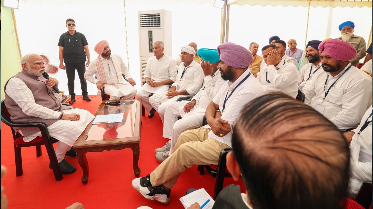 ಪ್ರವಾಹದಿಂದ ತತ್ತರಿಸಿದ ಪಂಜಾಬ್​​ಗೆ ಪ್ರಧಾನಿ ಮೋದಿ ಭೇಟಿ; 1,600 ಕೋಟಿ ರೂ. ಆರ್ಥಿಕ ಸಹಾಯ ಘೋಷಣೆ