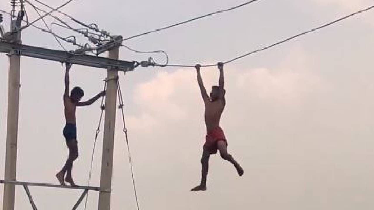 Video: ವಿದ್ಯುತ್ ಕಂಬ ಏರಿ ತಂತಿ ಹಿಡಿದು ನೇತಾಡಿದ ಮಕ್ಕಳು, ಆಮೇಲೇನಾಯ್ತು ನೋಡಿ