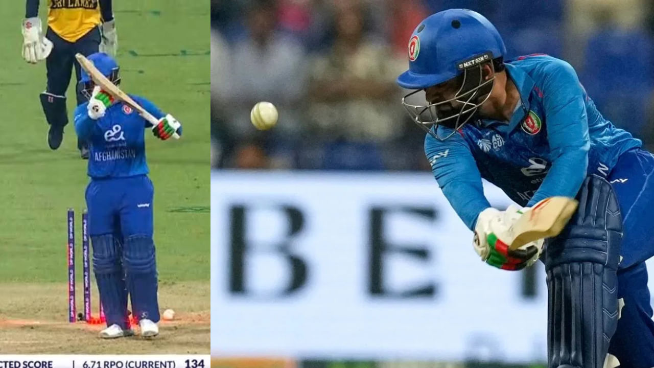 Asia Cup 2025: ಕ್ಲೀನ್ ಬೌಲ್ಡ್ ಆಗಿದ್ದರೂ ಡಿಆರ್‌ಎಸ್ ತೆಗೆದುಕೊಂಡ ರಶೀದ್ ಖಾನ್; ವಿಡಿಯೋ