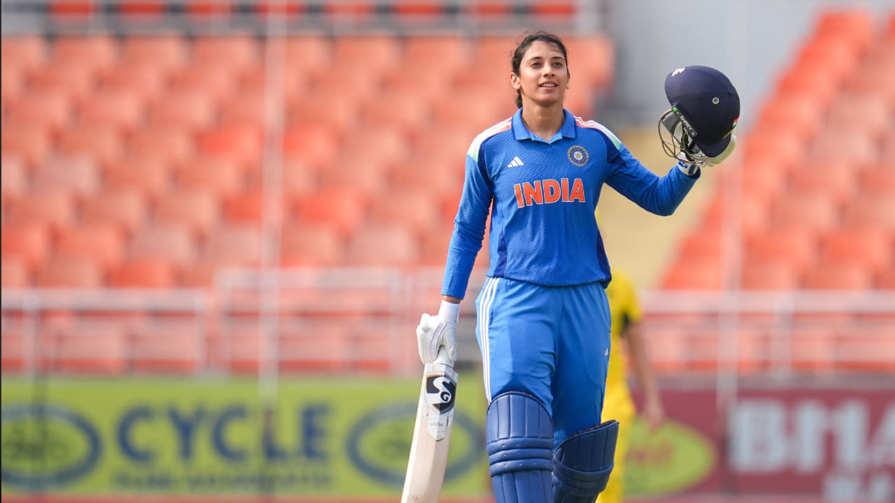 ಆಸೀಸ್ ವಿರುದ್ಧ ಶತಕ ಬಾರಿಸಿ ವಿಶ್ವ ದಾಖಲೆ ಸೃಷ್ಟಿಸಿದ ಸ್ಮೃತಿ ಮಂಧಾನ ಆಸೀಸ್ ವಿರುದ್ಧ ಶತಕ ಬಾರಿಸಿ ವಿಶ್ವ ದಾಖಲೆ ಸೃಷ್ಟಿಸಿದ ಸ್ಮೃತಿ ಮಂಧಾನ