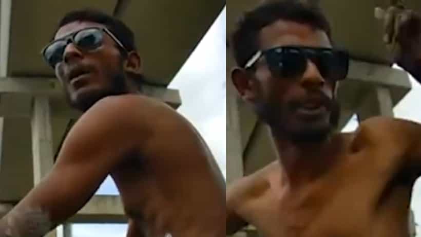 ಬೆಂಗಳೂರು: ಚಲಿಸುತ್ತಿದ್ದ ಕಾರಿ ಬೋನೆಟ್ಗೆ ಅರೆಬೆತ್ತಲೆ ಸ್ಥಿತಿಯಲ್ಲಿ ಜಿಗಿದ ಯುವಕ, ವಿಡಿಯೋ ವೈರಲ್