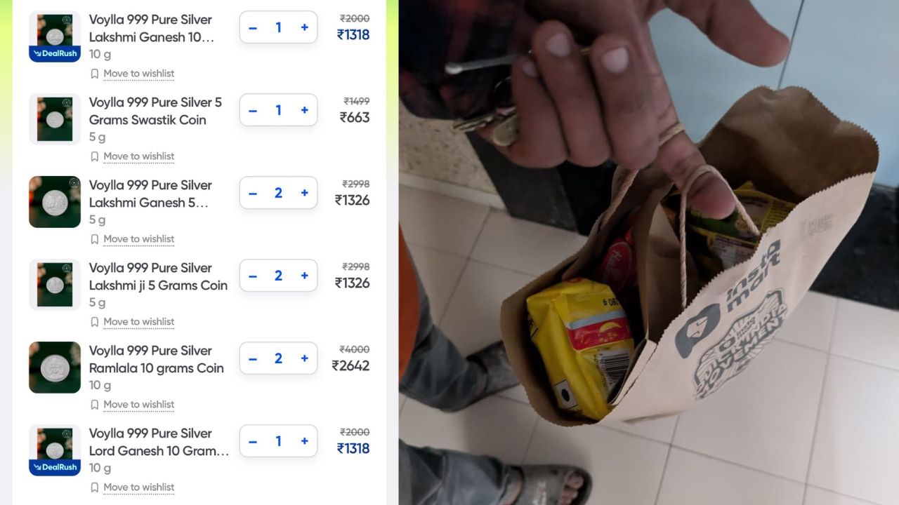 Viral: ಆನ್ಲೈನ್‌ನಲ್ಲಿ ಆರ್ಡರ್ ಮಾಡಿದ್ದು ಸಿಲ್ವರ್ ಕಾಯಿನ್‌; ಆದ್ರೆ ಮನೆಗೆ ಬಂದದ್ದು ಮಾತ್ರ ಮ್ಯಾಗಿ, ಮಿಕ್ಸ್ಚರ್ ಪ್ಯಾಕೆಟ್