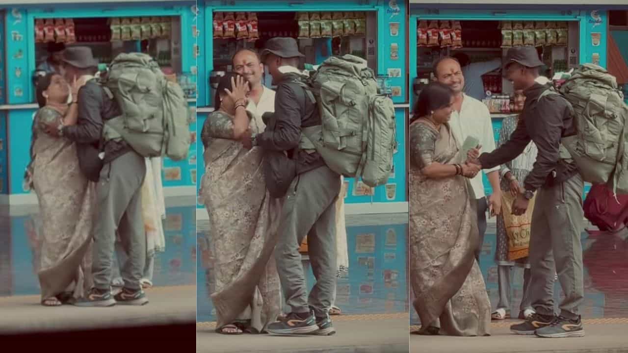 Video: ದೇಶ ಸೇವೆಗೆ ಹೊರಟ ಮಗನ ಮುಂದೆ ಅಮ್ಮನ ಕಣ್ಣೀರು, ಕರುಳು ಚುರ್‌ ಎನ್ನುವ ದೃಶ್ಯ