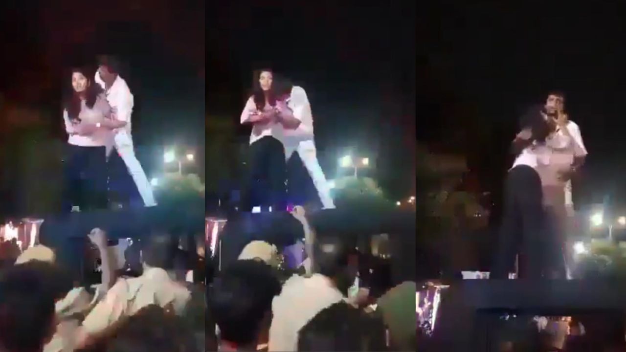 Video: ಓಡಿ ಹೋಗಿ ಸಿಕ್ಕಿ ಹಾಕಿಕೊಂಡ ಜೋಡಿ, ಪೊಲೀಸ್ ಜೀಪ್ ಮೇಲೇರಿ ರಂಪಾಟ