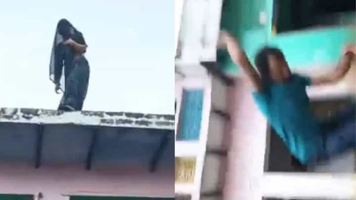 Video: ವರದಕ್ಷಿಣೆ ಕಿರುಕುಳ, ಮಕ್ಕಳ ಎದುರೇ ಮನೆಯ ತಾರಿಸಿಯಿಂದ ಜಿಗಿದ ಮಹಿಳೆ, ಗಾಯಗೊಂಡಾಕೆಯ ಥಳಿಸಿದ ಕುಟುಂಬಸ್ಥರು Video: ವರದಕ್ಷಿಣೆ ಕಿರುಕುಳ, ಮಕ್ಕಳ ಎದುರೇ ಮನೆಯ ತಾರಿಸಿಯಿಂದ ಜಿಗಿದ ಮಹಿಳೆ, ಗಾಯಗೊಂಡಾಕೆಯ ಥಳಿಸಿದ ಕುಟುಂಬಸ್ಥರು