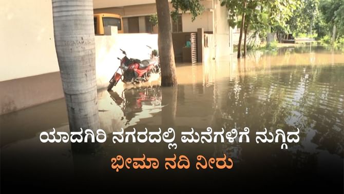 ಉಕ್ಕಿ ಹರಿದ ಭೀಮೆ: ಯಾದಗಿರಿ ತುಂಬೆಲ್ಲ ನೀರೇ ನೀರು