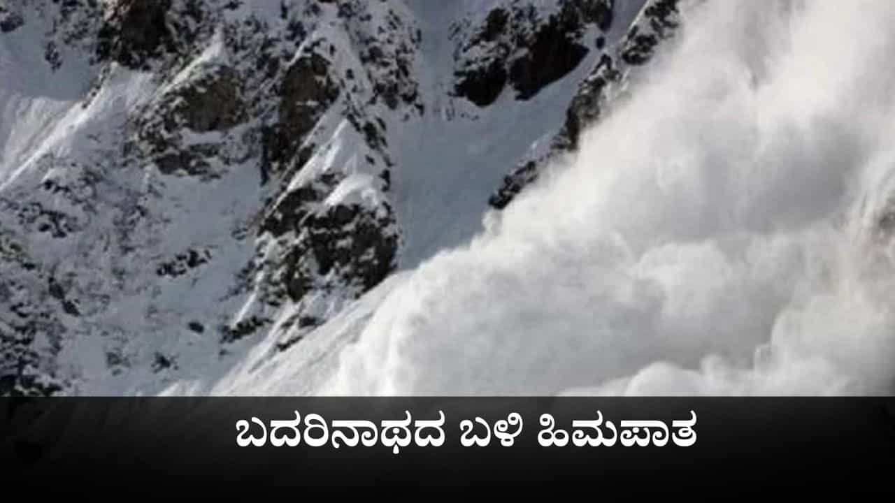 ಬದರಿನಾಥದ ಬಳಿ ಹಿಮಪಾತ; ಯಾವುದೇ ಪ್ರಾಣಹಾನಿಯಿಲ್ಲ ಬದರಿನಾಥದ ಬಳಿ ಹಿಮಪಾತ; ಯಾವುದೇ ಪ್ರಾಣಹಾನಿಯಿಲ್ಲ