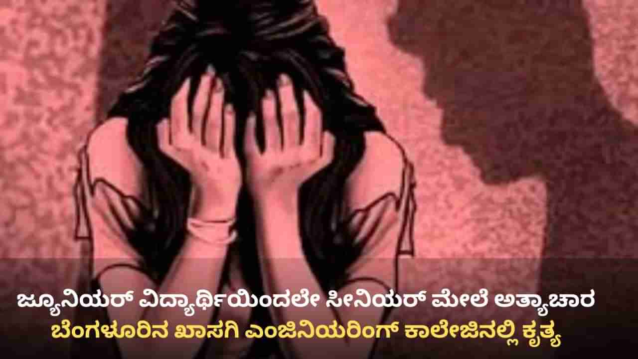 ಬೆಂಗಳೂರಿನ ಖಾಸಗಿ ಕಾಲೇಜಿನಲ್ಲಿ ಅಸಹಜ ಲೈಂಗಿಕ ಕ್ರಿಯೆಗೆ ಒತ್ತಾಯಿಸಿ ವಿದ್ಯಾರ್ಥಿನಿ ಮೇಲೆ ಅತ್ಯಾಚಾರ: ವಿದ್ಯಾರ್ಥಿಯ ಬಂಧನ