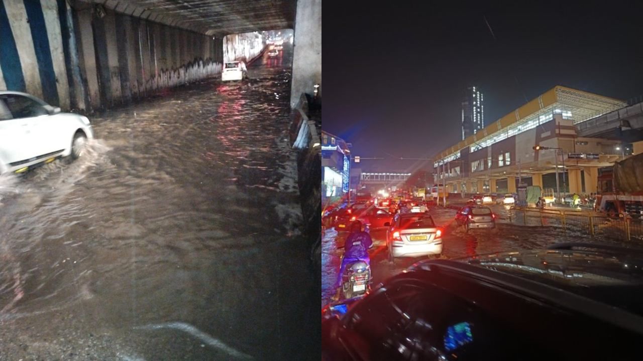 Bengaluru Rains: ಬೆಂಗಳೂರಿನಲ್ಲಿ ಸುರಿದ ಧಾರಾಕಾರ ಮಳೆಗೆ ಹಲವು ರಸ್ತೆಗಳು ಜಲಾವೃತ; ನಿಧಾನಗತಿಯ ಸಂಚಾರ