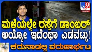 ಬೆಂಗಳೂರಿನಲ್ಲಿ ಮಳೆಯಲ್ಲೇ ರಸ್ತೆಗೆ ಡಾಂಬರೀಕರಣ: ಜಿಬಿಎ ಅಧಿಕಾರಿಗಳ ಮಹಾ ಎಡವಟ್ಟು