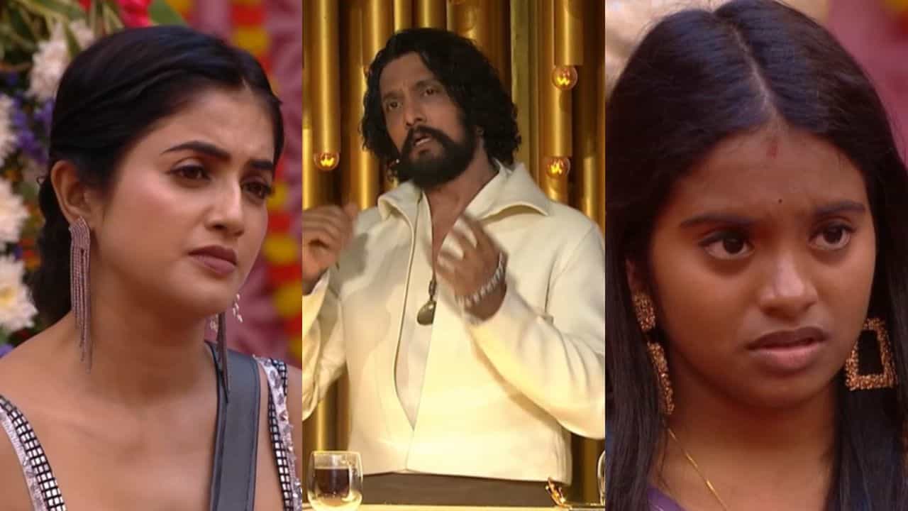 ಎಲ್ಲರ ಎದುರೇ ಸುಳ್ಳು ಹೇಳಿದ ಜಾನ್ವಿಗೆ ಬುದ್ಧಿ ಕಲಿಸಿದ ಸುದೀಪ್ ಎಲ್ಲರ ಎದುರೇ ಸುಳ್ಳು ಹೇಳಿದ ಜಾನ್ವಿಗೆ ಬುದ್ಧಿ ಕಲಿಸಿದ ಸುದೀಪ್