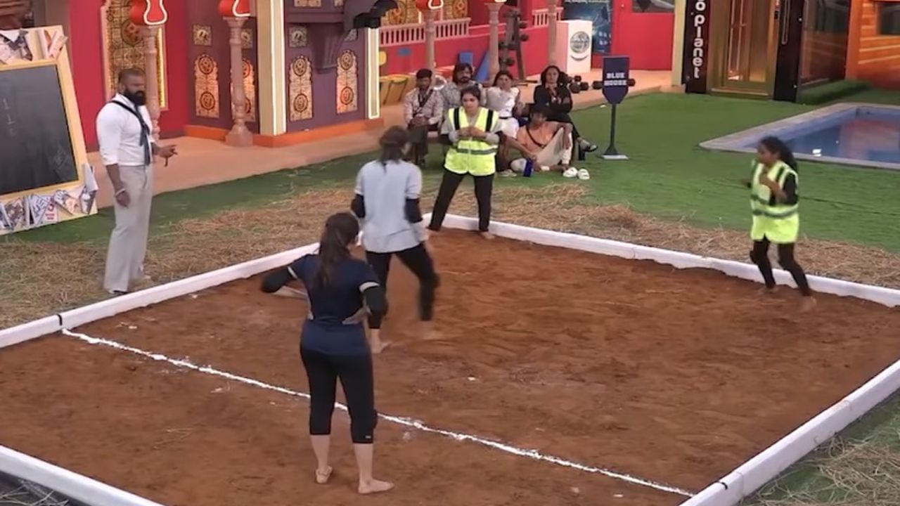 ಬಿಗ್​​ಬಾಸ್ ಮನೆಯಲ್ಲಿ ಕಬಡ್ಡಿ: ರೊಚ್ಚಿಗೆದ್ದ ರಾಶಿಕಾ-ರಕ್ಷಿತಾ