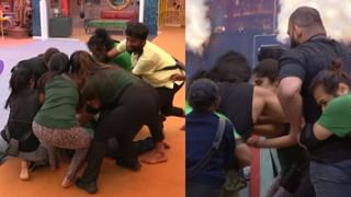 ಚಪ್ಪಡಿ ಕಲ್ಲು ಎಳೆದರೂ ನಗುತ್ತಲೇ ಇದ್ದಾನೆ ಕರ್ಣ; ರಮೇಶ್ ಶಾಕ್