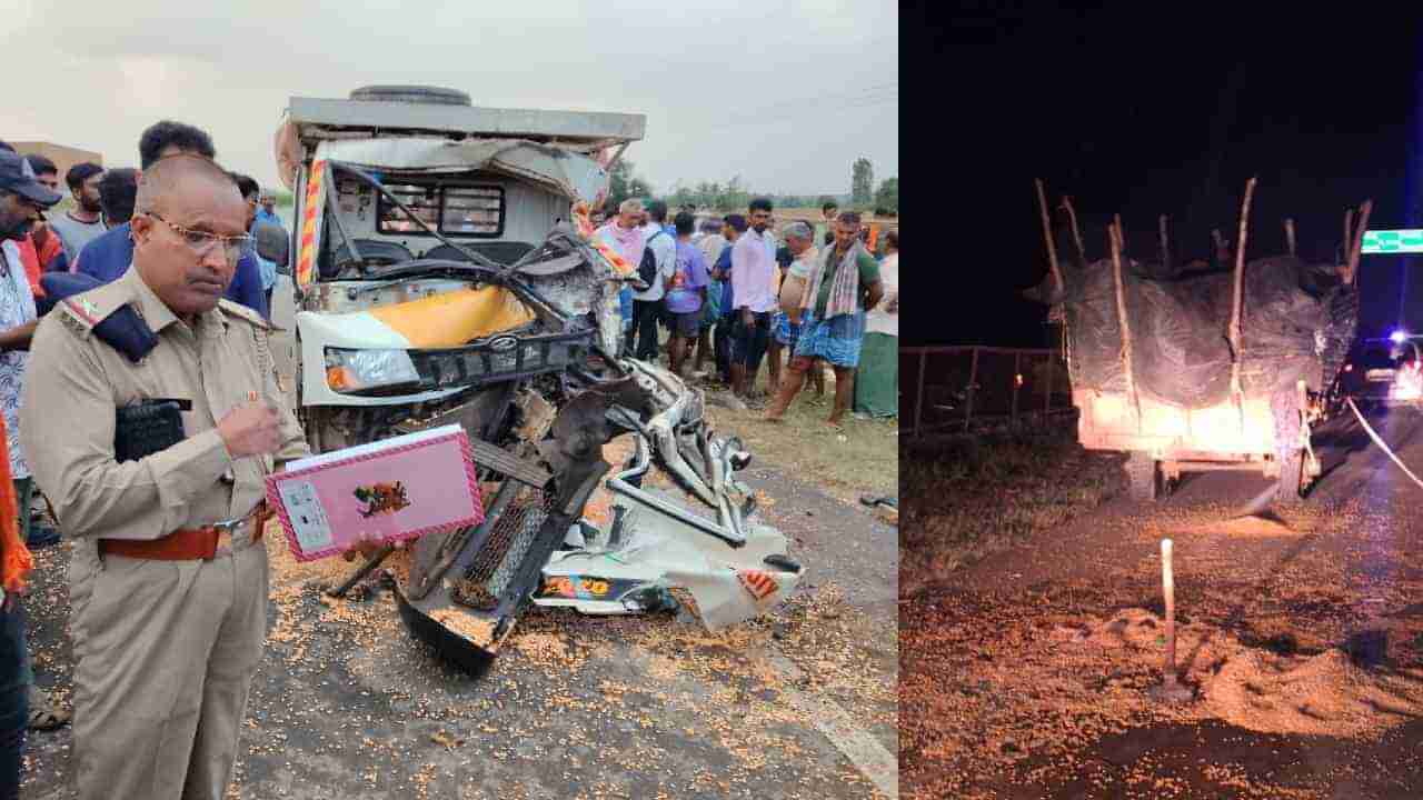 ಹಾವೇರಿಯಲ್ಲಿ ಭೀಕರ ಅಪಘಾತ: ಮೂವರು ಸಾವು, 20ಕ್ಕೂ ಹೆಚ್ಚು ಜನರಿಗೆ ಗಾಯ