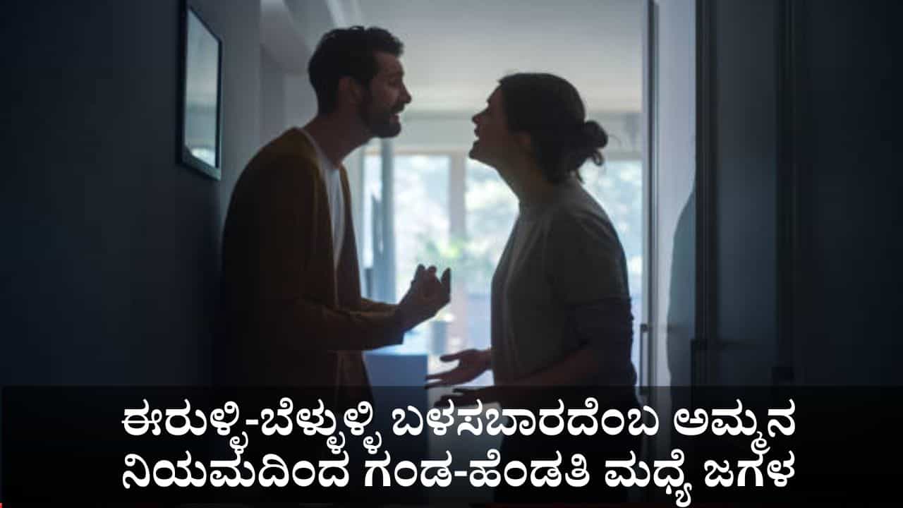 ಈರುಳ್ಳಿ-ಬೆಳ್ಳುಳ್ಳಿ ಬಳಸಬಾರದೆಂಬ ಅಮ್ಮನ ನಿಯಮದಿಂದ ಗಂಡ-ಹೆಂಡತಿ ಮಧ್ಯೆ ಜಗಳ ಈರುಳ್ಳಿ-ಬೆಳ್ಳುಳ್ಳಿ ಬಳಸಬಾರದೆಂಬ ಅಮ್ಮನ ನಿಯಮದಿಂದ ಗಂಡ-ಹೆಂಡತಿ ಮಧ್ಯೆ ಜಗಳ