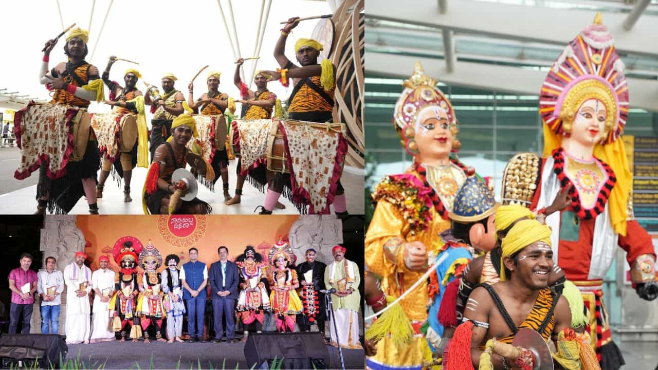KIAB: ಪ್ರಯಾಣಿಕರ ಮನಸೂರೆಗೊಂಡ ದಸರಾ ಸಂಭ್ರಮ; ಸಾಂಸ್ಕೃತಿಕ ಕಾರ್ಯಕ್ರಮಕ್ಕೆ ವೀಕ್ಷಕರು ಫಿದಾ