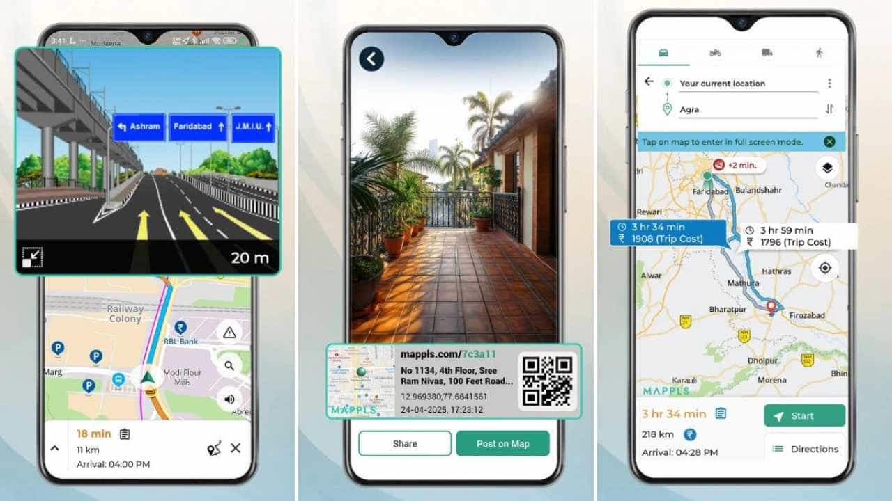 Mappls App: ಗೂಗಲ್ ಮ್ಯಾಪ್ಸ್​ಗೆ ಸೆಡ್ಡು ಹೊಡೆದ ಸ್ವದೇಶಿ ಆ್ಯಪ್ ಮ್ಯಾಪ್ಲ್ಸ್: ಏನೆಲ್ಲ ಇದೆ ನೋಡಿ ಇದರಲ್ಲಿ