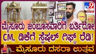 ವಿಶ್ವವಿಖ್ಯಾತ ಜಂಬೂಸವಾರಿಗೆ ಕ್ಷಣಗಣನೆ: ಅರಮನೆ ಆವರಣದಲ್ಲಿ ಚಿನ್ನದ ಅಂಬಾರಿ ಸಿದ್ಧ