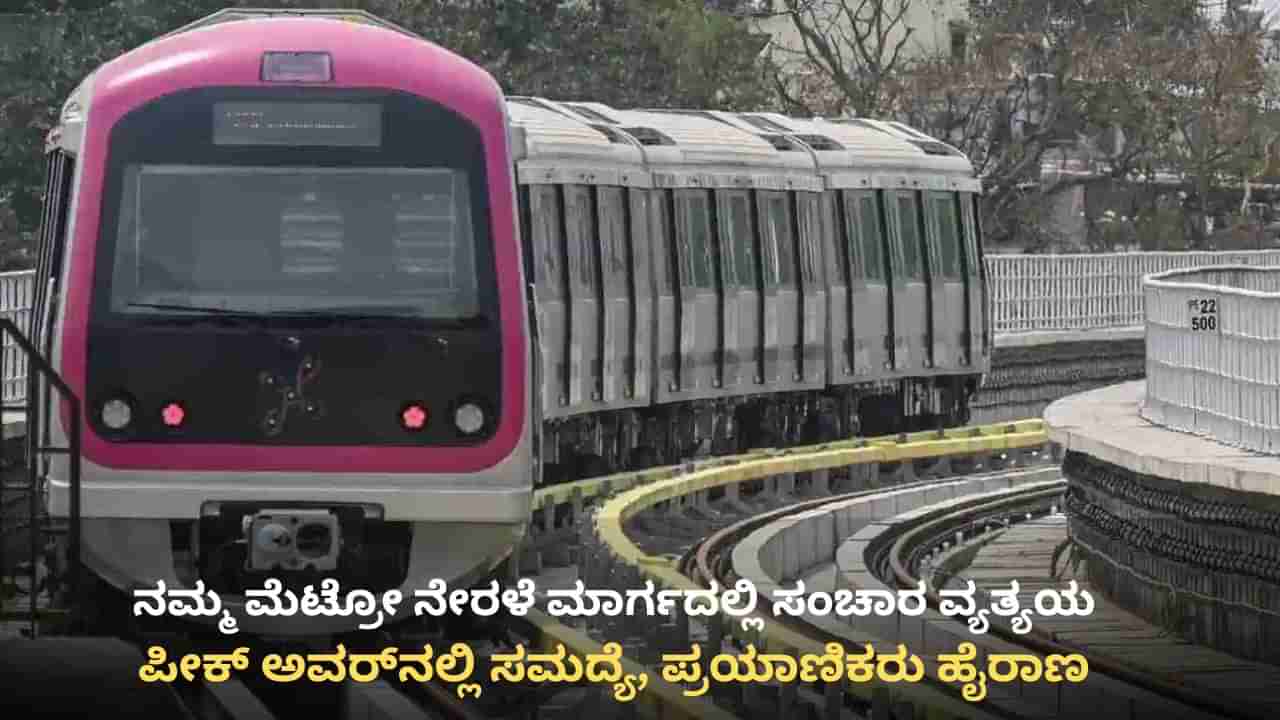 Bangalore Metro: ಕೆಟ್ಟು ನಿಂತ ಮೆಟ್ರೋ ರೈಲು: ಚಲ್ಲಘಟ್ಟ - ವೈಟ್‌ಫೀಲ್ಡ್ ನೇರಳೆ ಮಾರ್ಗದಲ್ಲಿ ಸಂಚಾರ ವ್ಯತ್ಯಯ