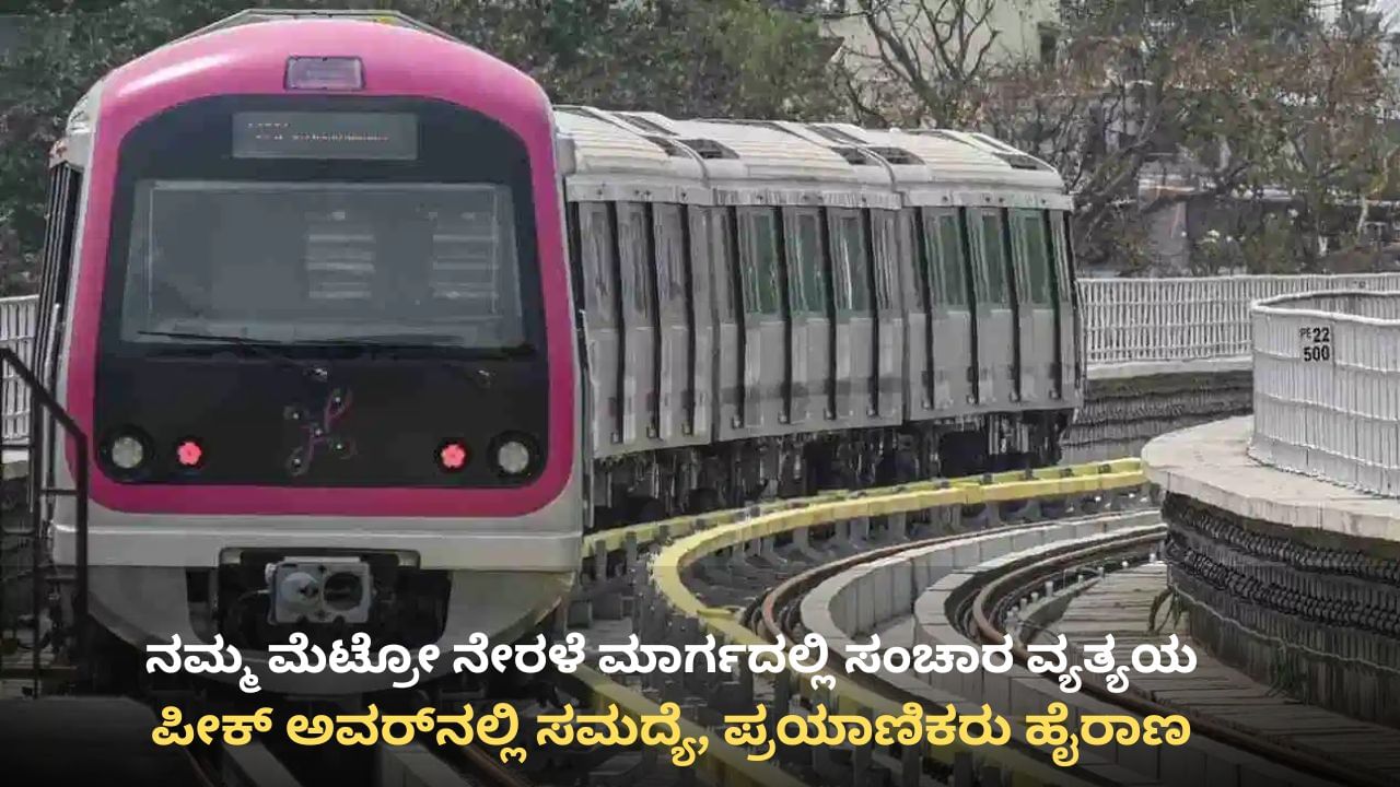 Bangalore Metro: ಕೆಟ್ಟು ನಿಂತ ಮೆಟ್ರೋ ರೈಲು: ಚಲ್ಲಘಟ್ಟ - ವೈಟ್‌ಫೀಲ್ಡ್ ನೇರಳೆ ಮಾರ್ಗದಲ್ಲಿ ಸಂಚಾರ ವ್ಯತ್ಯಯ