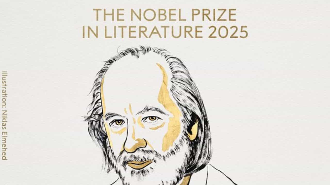 Nobel Prize in Literature 2025: ಹಂಗೇರಿಯನ್ ಲೇಖಕ ಲಾಸ್ಲೊ ಕ್ರಾಸ್ನಹೊರ್ಕೈಗೆ ಸಾಹಿತ್ಯ ನೊಬೆಲ್ ಪ್ರಶಸ್ತಿ Nobel Prize in Literature 2025: ಹಂಗೇರಿಯನ್ ಲೇಖಕ ಲಾಸ್ಲೊ ಕ್ರಾಸ್ನಹೊರ್ಕೈಗೆ ಸಾಹಿತ್ಯ ನೊಬೆಲ್ ಪ್ರಶಸ್ತಿ