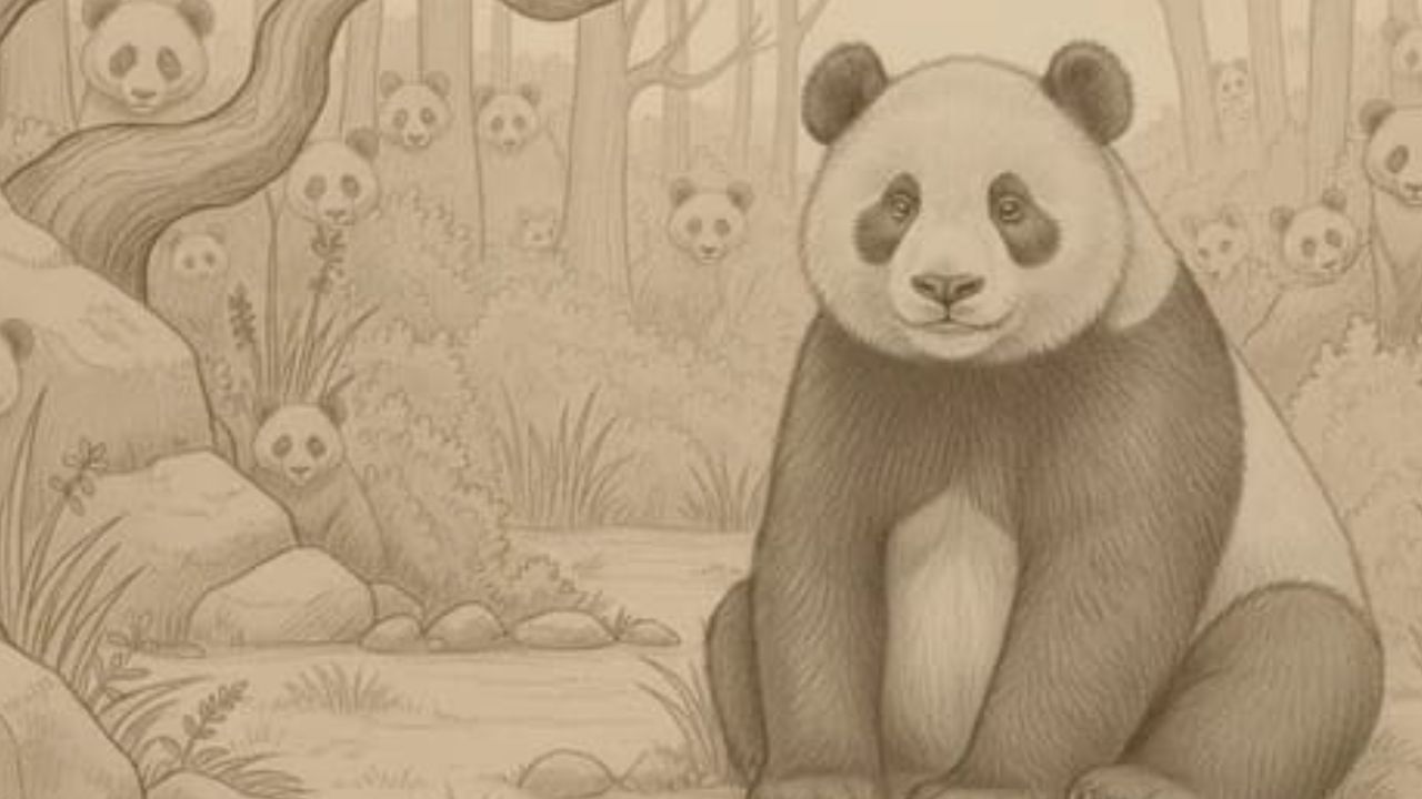 Optical Illusion: ನಿಮ್ಮದು ಹದ್ದಿನ ಕಣ್ಣಾಗಿದ್ರೆ ಈ ಚಿತ್ರದಲ್ಲಿ ಅಡಗಿರುವ ಪಾಂಡಗಳನ್ನು ಗುರುತಿಸಿ