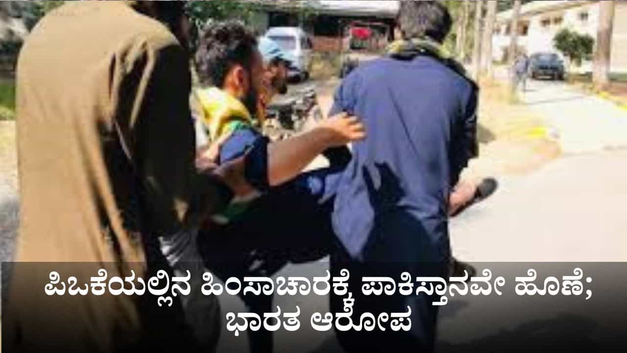 ಪಿಒಕೆಯಲ್ಲಿನ ಹಿಂಸಾಚಾರಕ್ಕೆ ಪಾಕಿಸ್ತಾನವೇ ಹೊಣೆ; ಭಾರತ ಆರೋಪ