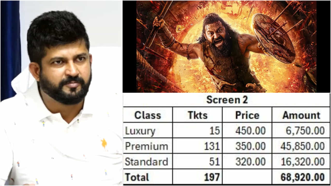 ‘ಕಾಂತಾರ: ಚಾಪ್ಟರ್ 1’ ನೋಡಲು 68,920 ರೂಪಾಯಿ ಟಿಕೆಟ್ ಬುಕ್ ಮಾಡಿದ ಪ್ರತಾಪ್ ಸಿಂಹ ‘ಕಾಂತಾರ: ಚಾಪ್ಟರ್ 1’ ನೋಡಲು 68,920 ರೂಪಾಯಿ ಟಿಕೆಟ್ ಬುಕ್ ಮಾಡಿದ ಪ್ರತಾಪ್ ಸಿಂಹ