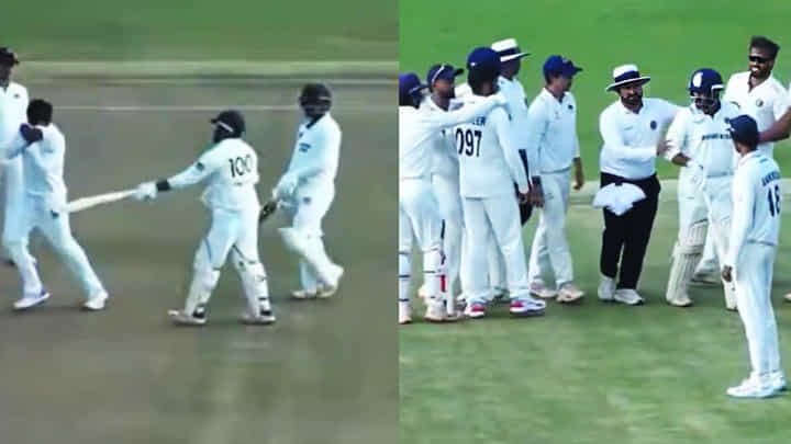VIDEO: ಮತ್ತೆ ವಿವಾದ ... ಔಟಾದ ಬಳಿಕ ಬೌಲರ್ಗೆ ಬ್ಯಾಟ್ನಲ್ಲಿ ಹೊಡೆದ ಪೃಥ್ವಿ ಶಾ VIDEO: ಮತ್ತೆ ವಿವಾದ ... ಔಟಾದ ಬಳಿಕ ಬೌಲರ್ಗೆ ಬ್ಯಾಟ್ನಲ್ಲಿ ಹೊಡೆದ ಪೃಥ್ವಿ ಶಾ