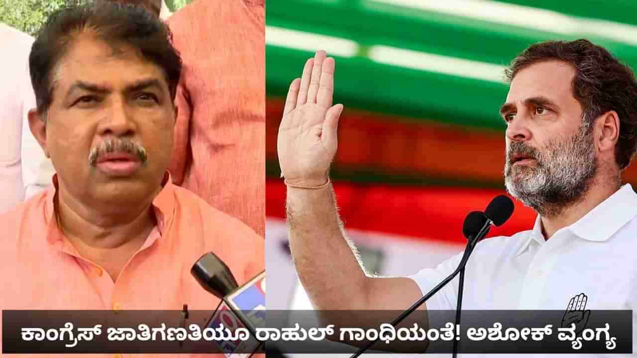 ಜಾತಿ ಗಣತಿ ಕೂಡ ಸ್ಪಷ್ಟವಾದ ಗುರಿ, ನಿರ್ದಿಷ್ಟ ಉದ್ದೇಶ ಇಲ್ಲದ ರಾಹುಲ್ ಗಾಂಧಿಯಂತೆ: ಆರ್ ಅಶೋಕ್ ವ್ಯಂಗ್ಯ