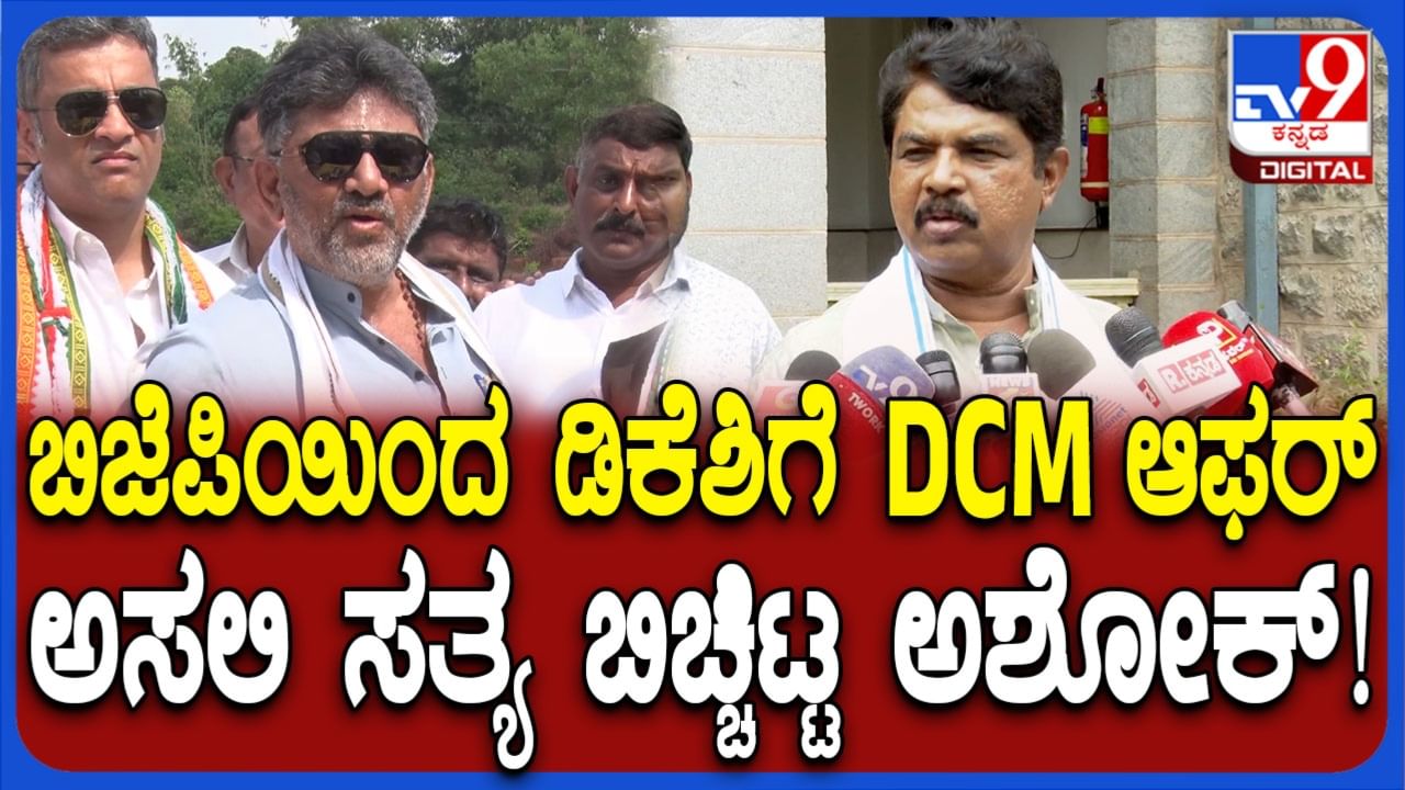 ಬಿಜೆಪಿಯಿಂದ ಡಿಕೆ ಶಿವಕುಮಾರ್​ಗೆ ಡಿಸಿಎಂ ಆಫರ್: ಅಸಲಿ ಸತ್ಯ ಬಿಚ್ಚಿಟ್ಟ ಆರ್ ಅಶೋಕ್