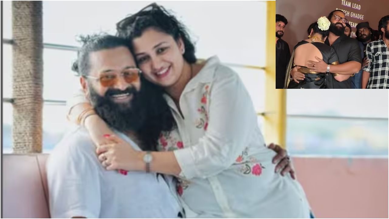 ‘ಕಾಂತಾರ: ಚಾಪ್ಟರ್ 1’ ನೋಡಿ ರಿಷಬ್​ನ ಹಗ್ ಮಾಡಿ ಅತ್ತ ಪ್ರಗತಿ ಶೆಟ್ಟಿ