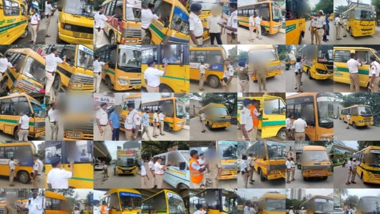 ಮದ್ಯಪಾನ ಮಾಡಿ ಶಾಲಾ ಬಸ್ ಚಾಲನೆ: 36 ಮಂದಿ ಚಾಲಕರ ವಿರುದ್ಧ ಕೇಸ್; ಡಿಎಲ್ ರದ್ದಿಗೂ ಶಿಫಾರಸು ಮದ್ಯಪಾನ ಮಾಡಿ ಶಾಲಾ ಬಸ್ ಚಾಲನೆ: 36 ಮಂದಿ ಚಾಲಕರ ವಿರುದ್ಧ ಕೇಸ್; ಡಿಎಲ್ ರದ್ದಿಗೂ ಶಿಫಾರಸು