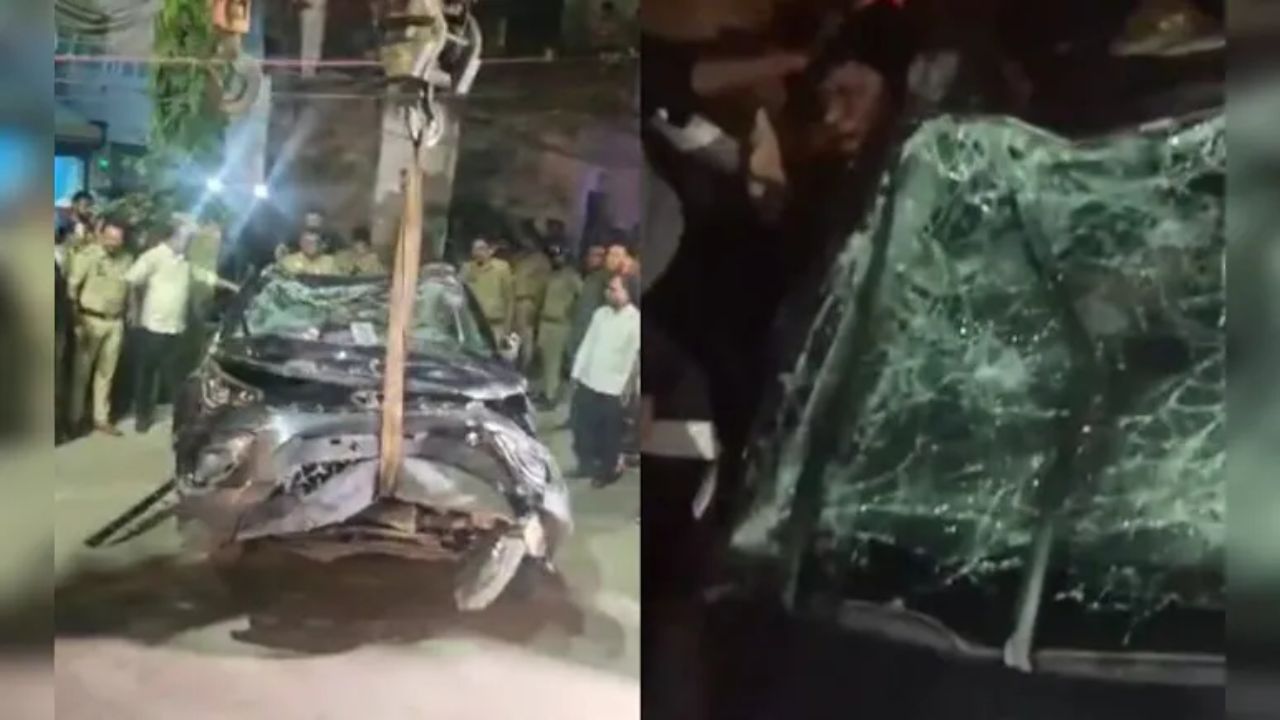 ಆಗ್ರಾ ರಸ್ತೆ ಅಪಘಾತ: ಚಾಲಕನ ನಿಯಂತ್ರಣ ತಪ್ಪಿ ಜನರ ಮೇಲೆ ಹರಿದ ಕಾರು, 5 ಸಾವು, 3 ಜನರಿಗೆ ಗಾಯ