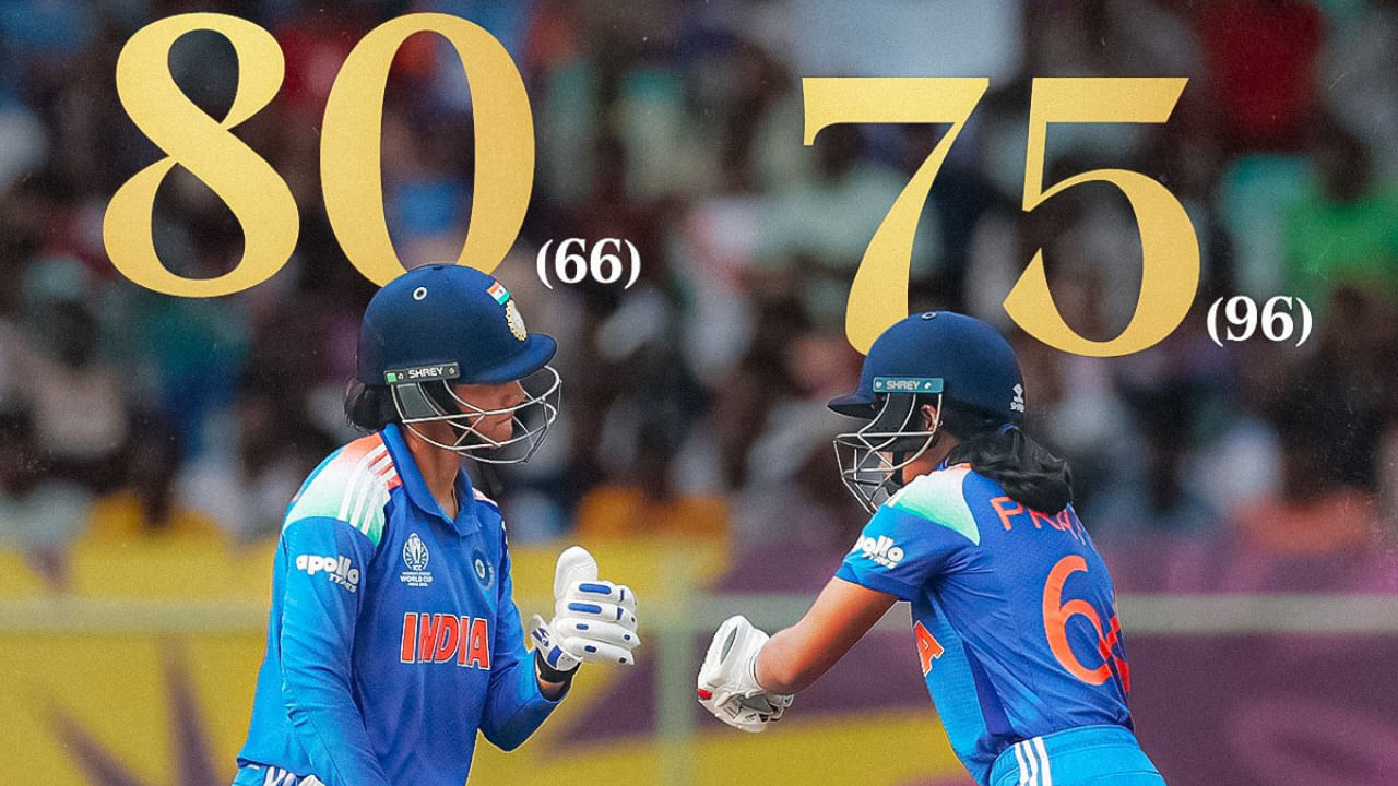 ಸ್ಮೃತಿ ಮಂಧಾನ ಮತ್ತು ಪ್ರತಿಕಾ ರಾವಲ್ ಏಕದಿನದಲ್ಲಿ ಆರಂಭಿಕ ಜವಾಬ್ದಾರಿವಹಿಸಿಕೊಂಡ ನಂತರ ಬಹುತೇಕ ಪ್ರತಿಯೊಂದು ಪಂದ್ಯದಲ್ಲೂ ತಂಡಕ್ಕೆ ಘನ ಆರಂಭವನ್ನು ಒದಗಿಸಿದ್ದಾರೆ. ಆಸ್ಟ್ರೇಲಿಯಾ ವಿರುದ್ಧದ ಪಂದ್ಯದಲ್ಲಿ, ಇಬ್ಬರೂ ಆಟಗಾರ್ತಿಯರಿಗೆ ಶತಕಗಳನ್ನು ಗಳಿಸುವ ಅವಕಾಶವಿತ್ತು, ಆದರೆ ಸ್ಮೃತಿ 66 ಎಸೆತಗಳಲ್ಲಿ 80 ರನ್ ಗಳಿಸಿ ಔಟಾದರೆ, ಪ್ರತಿಕಾ 96 ಎಸೆತಗಳಲ್ಲಿ 75 ರನ್ ಬಾರಿಸಿ ವಿಕೆಟ್ ಒಪ್ಪಿಸಿದರು.
