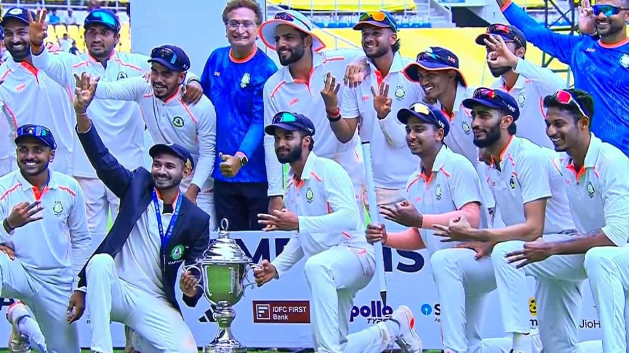 Irani Cup: ರಜತ್ ಪಡೆಗೆ ನಿರಾಸೆ; ಇರಾನಿ ಕಪ್ ಗೆದ್ದ ರಣಜಿ ಚಾಂಪಿಯನ್ ವಿದರ್ಭ