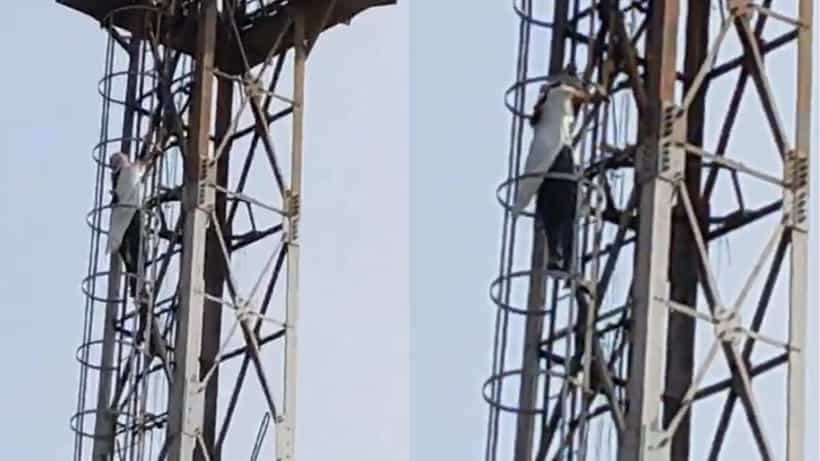 Video: ಮನೆ ಕ್ಲೀನ್ ಮಾಡು ಎಂದ ತಾಯಿ; ಕೋಪಗೊಂಡು ಮೊಬೈಲ್ ಟವರ್ ಹತ್ತಿದ ಬಾಲಕಿ