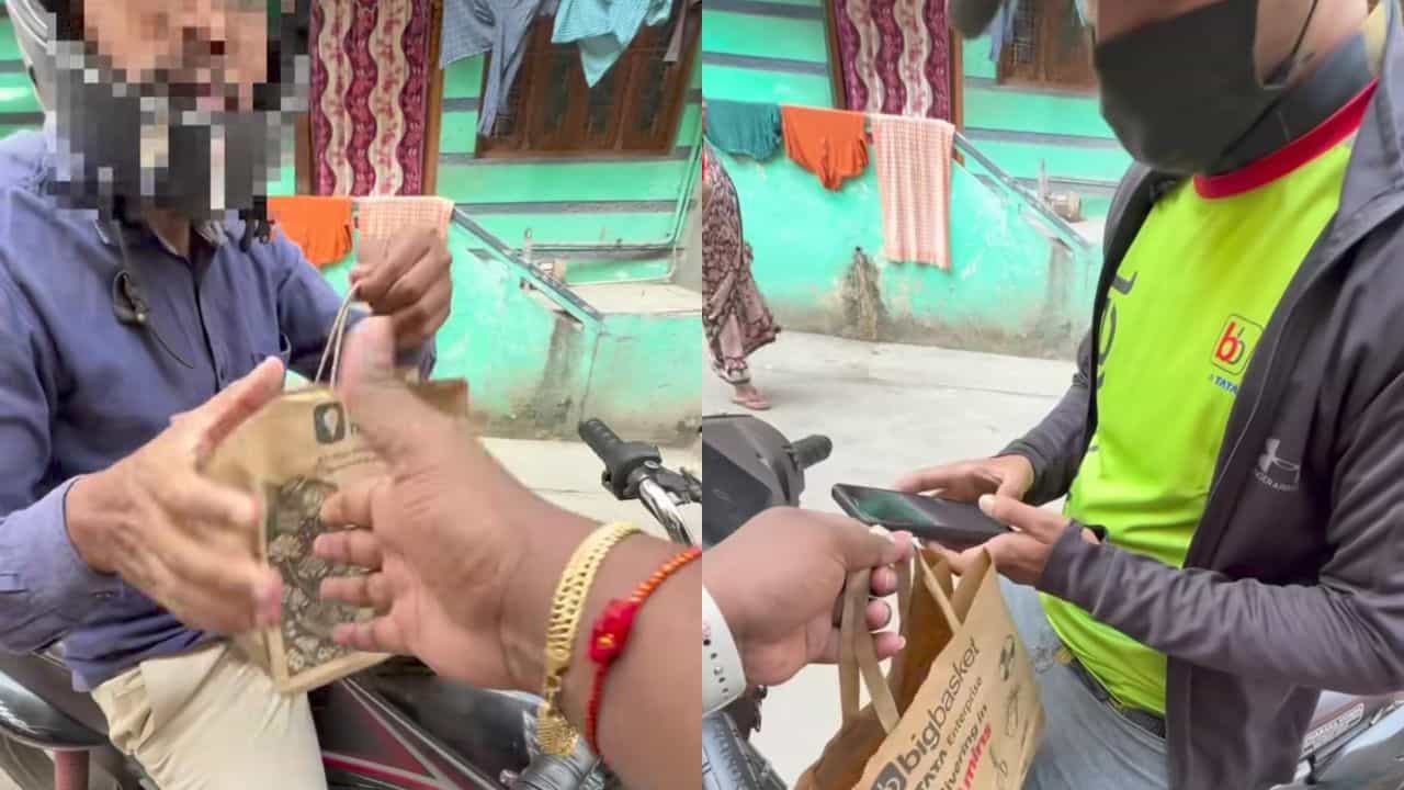 Video: ಫುಡ್​​​ ನೀಡಲು ಮನೆಯ ಬಾಗಿಲಿಗೆ ಬಂದ ಡೆಲಿವರಿ ಬಾಯ್ಸ್‌ಗೆ ಗಿಫ್ಟ್ ನೀಡಿದ ವ್ಯಕ್ತಿ