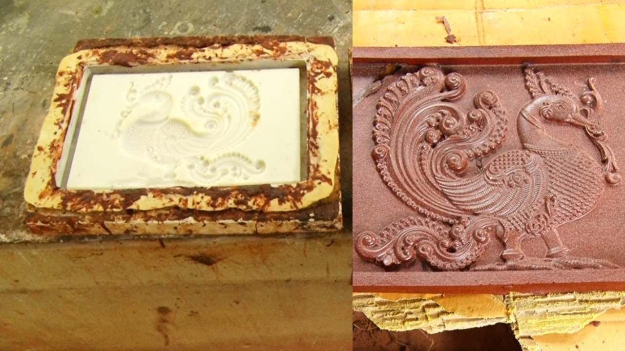 ಅಡಿಕೆ ತೊಟದಲ್ಲಿನ ಪ್ರತಿಯೊಂದು ತ್ಯಾಜ್ಯವನ್ನ ಪೌಡರ ಮಾಡಿ, ಅದನ್ನ ಕೆಮಿಕಲ್ ಜೊತೆ ಮಿಶ್ರಣ ಮಾಡಿ ಅಚ್ಚದಲ್ಲಿ ಹಾಕಲಾಗುತ್ತದೆ. ಕೇವಲ 20 ನಿಮಿಷದಲ್ಲಿ ಸುಂದರವಾದ ಕಲಾಕೃತಿ ಸಿದ್ಧ ಆಗುತ್ತದೆ. ಅದಕ್ಕೆ ಸ್ವಲ್ಪ ಬಣ್ಣ ಹಾಕಿದರೆ ಗೋಡೆ ಹಾಗೂ ಅಲಂಕಾರಿಕ ಸ್ಥಳಗಳಲ್ಲಿ ಇಡಲು ಆಕರ್ಷಕ ಕಲಾಕೃತಿ ತಯಾರಾಗುತ್ತಿದೆ. ಸದ್ಯ ಶಿವಮೊಗ್ಗ ಮತ್ತು ಶಿರಸಿ ಮಾರುಕಟ್ಟೆಯಲ್ಲಿ ಹಂತ ಹಂತವಾಗಿ ಬೇಡಿಕೆ ಹೆಚ್ಚುತ್ತಿದೆ  ಎನ್ನುತ್ತಾರೆ ಕೃಷಿಕ ವಿನಾಯಕ ಹೆಗಡೆ.
