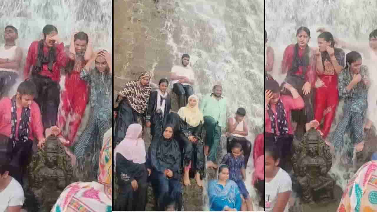 ದೇವರ ವಿಗ್ರಹದ ಮೇಲೆ ಕಾಲಿಟ್ಟು ಮಹಿಳೆಯರು ಸ್ನಾನ ಮಾಡುವ ವಿಡಿಯೊ ವೈರಲ್