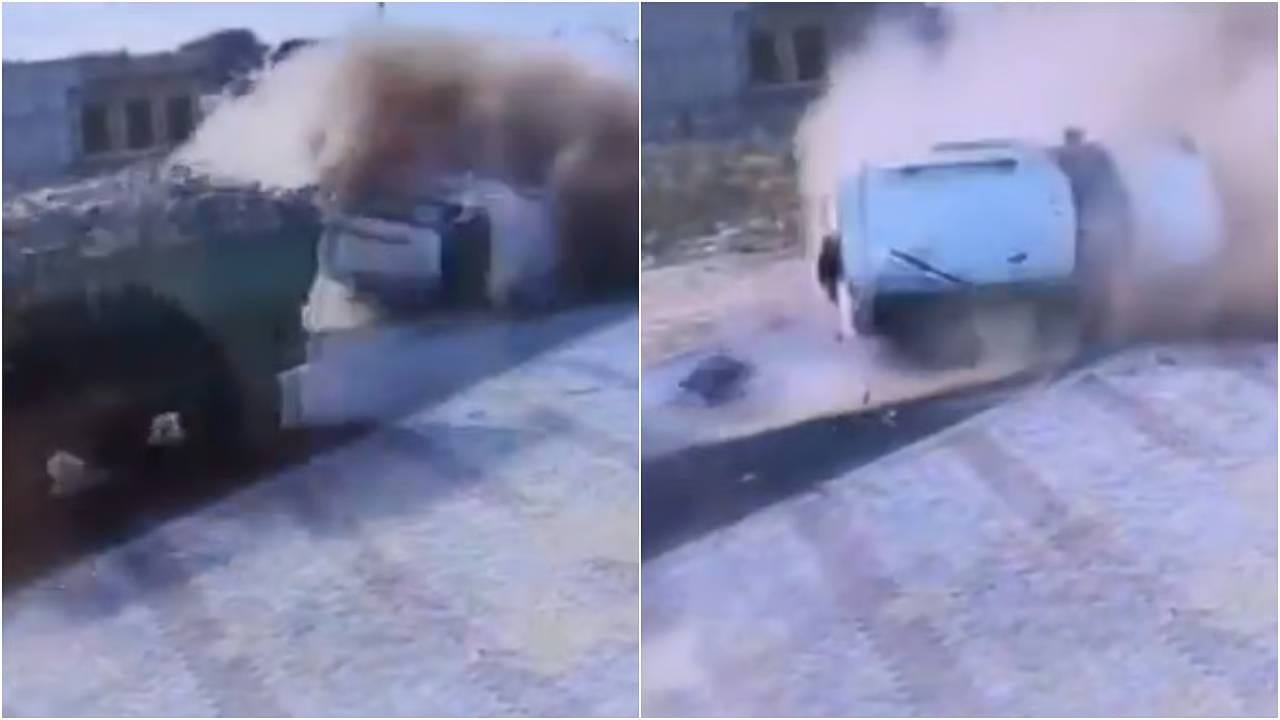 Video: ಟ್ರ್ಯಾಕ್ಟರ್ ಹಿಂದಿಕ್ಕಲು ಹೋಗಿ ನಾಲ್ಕು ಬಾರಿ ಪಲ್ಟಿಯಾದ ಕಾರು Video: ಟ್ರ್ಯಾಕ್ಟರ್ ಹಿಂದಿಕ್ಕಲು ಹೋಗಿ ನಾಲ್ಕು ಬಾರಿ ಪಲ್ಟಿಯಾದ ಕಾರು