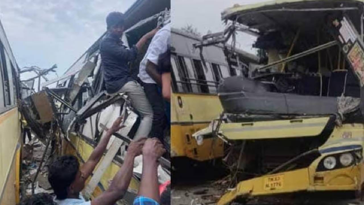 ತಮಿಳುನಾಡಿನ ಶಿವಗಂಗಾದಲ್ಲಿ ಬಸ್ ಅಪಘಾತ; 11ಕ್ಕೂ ಹೆಚ್ಚು ಸಾವು; 19 ಮಂದಿಗೆ ಗಾಯ