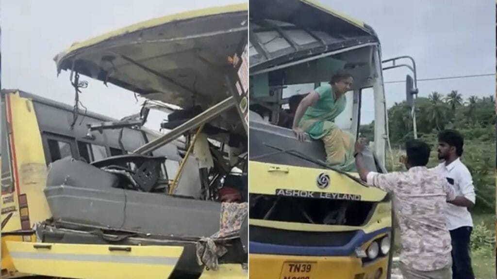 Accident at Tamil Nadu kills many, 2 govt busses collide near Pillaiyarpatti, Sivaganga district