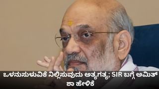 ಒಳನುಸುಳುವಿಕೆ ನಿಲ್ಲಿಸುವುದು ಅತ್ಯಗತ್ಯ; SIR ಬಗ್ಗೆ ಅಮಿತ್ ಶಾ ಹೇಳಿಕೆ