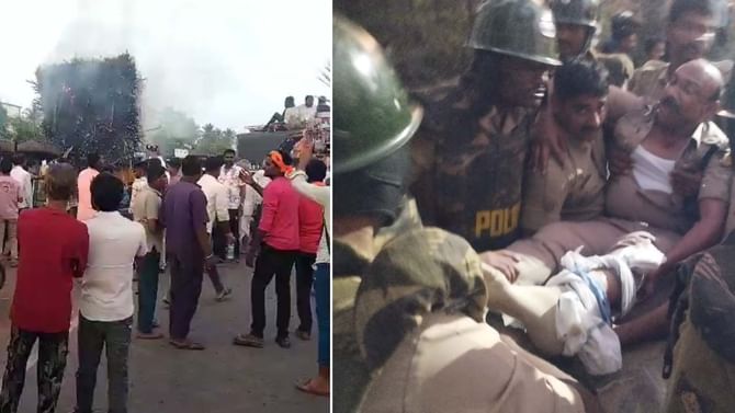 ರೈತರ ಪ್ರತಿಭಟನೆಯಲ್ಲಿ ಕಲ್ಲೂ ತೂರಾಟ; ಎಎಸ್​ಪಿಗೆ ಗಾಯ, ನಿಷೇಧಾಜ್ಞೆ ಜಾರಿ