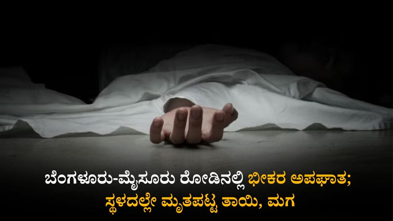 ಬೆಂಗಳೂರಿನಲ್ಲಿ ಭೀಕರ ರಸ್ತೆ ಅಪಘಾತ: ತಾಯಿ, ಮಗ ಸಾವು